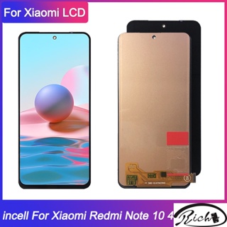 หน้าจอสัมผัสดิจิทัล LCD สําหรับ Xiaomi Redmi Note 10 M2101K7AI Note 10S