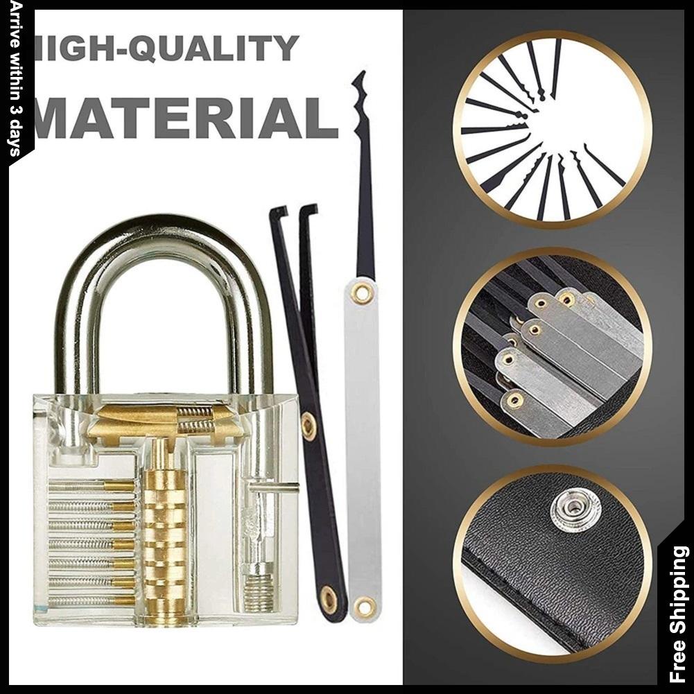 [มาถึงภายใน 3 วัน] ชุดเครื่องมือกุญแจล็อคกุญแจ สําหรับช่างกุญแจ - รูปที่ 5