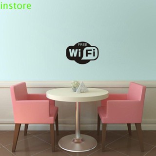 Instore สติกเกอร์ไวนิล ลายโลโก้ Cafe Characters Windows สําหรับติดตกแต่งผนังบ้าน