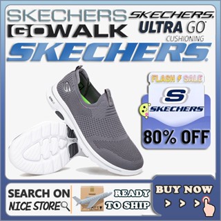 [รองเท้าผ้าใบผู้ชาย คุณภาพดี] SKECHERS_ GO-WALK Ultra GO รองเท้าผ้าใบ / ใส่สบาย / ระบายอากาศ / รองเท้ากีฬา / ป้องกันการลื่น