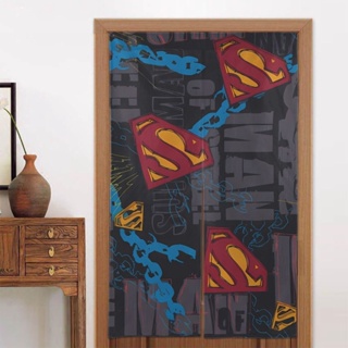 Dc Superman (2 ชิ้น) 86 * 143 ซม. ผ้าม่านประตู แรเงา หน้าต่าง สําหรับห้องนอน / ห้องนั่งเล่น เตียง ผ้าม่าน