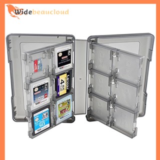 Widebeaucloud 28-in-1 กล่องเก็บการ์ดเกม สําหรับ Nintendo NEW 3DS 3DS DSi DSi XL DSi LL DS DS Lite