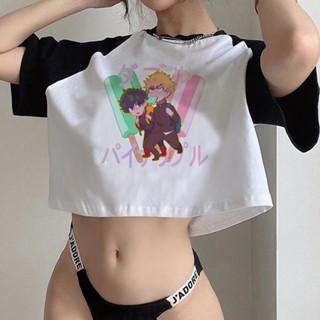 เสื้อครอปท็อป My Hero Academia fairycore fairy grunge สไตล์แฟรี่ สําหรับผู้หญิง