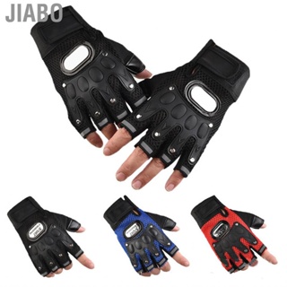 Jiabo Half Finger Biking  Soft Pad Protection Breathable Mesh Bike for Rock Climbing Cycling