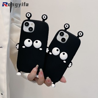 เคสโทรศัพท์มือถือ ซิลิโคนนุ่ม กันกระแทก ลายการ์ตูนเอลฟ์น่ารัก สีดํา สําหรับ Vivo Y20 Y20i Y20S Y20T Y20A Y12S Y12A Y11S Y70S Y70T Y51S 5G Y50T