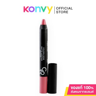 Golden Rose Matte Lipstick Crayon 3.5g โกลเด้น โรส ลิปสติกเนื้อแมทแบบแท่ง.