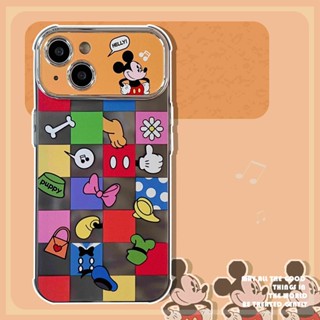 เคสโทรศัพท์มือถือ กันกระแทก ลายมิกกี้เมาส์ แฟชั่น สําหรับ iPhone15 14Pro 13 12 11 Pro Max