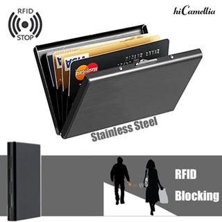 Stg_ กล่องเคส สเตนเลส สําหรับใส่บัตรเครดิต ID RFID