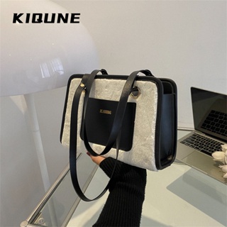 KIQUNE  กระเป๋าผู้หญิงสะพายข้าง กระเป๋าสะพาย ข้าง 2023 NEW   Chic Comfortable ทันสมัย Stylish L91TU4W 37Z230910