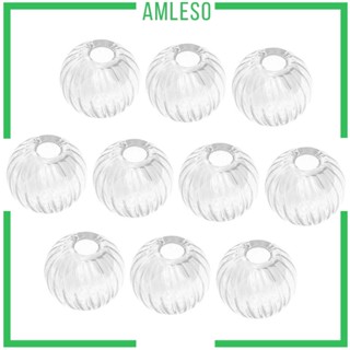 [Amleso] จี้ขวดแก้วใส สําหรับทําเครื่องประดับ DIY 10 ชิ้น