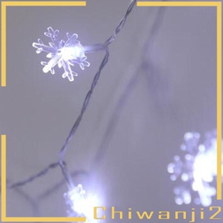 [Chiwanji2] แฟลช Led รูปเกล็ดหิมะ หรี่แสงได้ สําหรับตกแต่งห้องนอน งานแต่งงาน วันหยุด