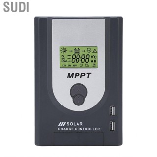 Sudi Solar Panel Regulator  Parameters Adjustable 12V 24V 20A Charge Controller Electronic Protection for Home RV Yacht Ship