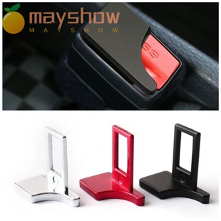 Mayshow 2 ชิ้น หัวเข็มขัดนิรภัย ทนทาน ซ่อนปลั๊ก ตกแต่งภายใน เข็มขัดล็อค