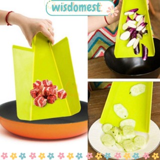 WISDOMEST เขียงอาหาร แบบพับได้ อุปกรณ์เสริม สําหรับครัวเรือน