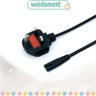 Wisdomest สายเคเบิลพาวเวอร์ซัพพลาย ปลั๊ก UK 3 Pin สําหรับแล็ปท็อป