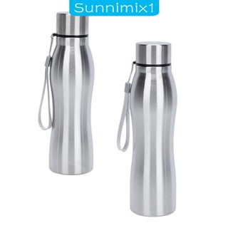 [Sunnimix1] ขวดน้ําสเตนเลส โลหะ สําหรับแบกเป้ เล่นกีฬา ยิม