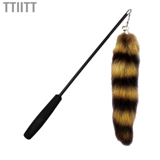 Ttiitt Kitten Teaser Wand   Funny  Stick Attractive Soft Retractable for Outdoor