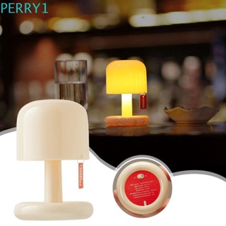 Perry โคมไฟตั้งโต๊ะ LED รูปเห็ด พระอาทิตย์ตก พระอาทิตย์ตก ขนาดเล็ก ชาร์จ USB ของขวัญเด็ก