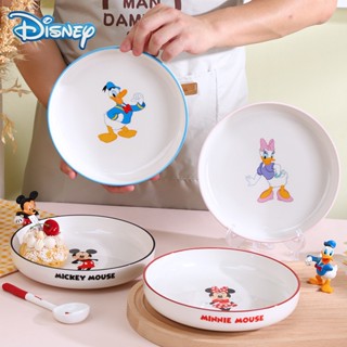 [Disney] จานเซรามิค ลายมิกกี้เมาส์ ขนาด 27 ซม. สําหรับใส่อาหารเย็น