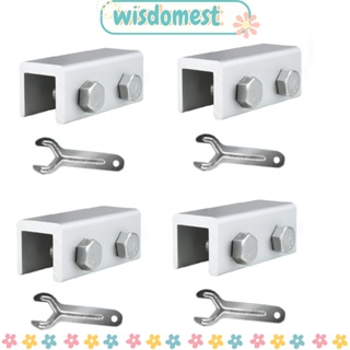 Wisdomest อุปกรณ์ล็อคหน้าต่างบานเลื่อน ปรับได้ ติดตั้งง่าย 4 ชุด