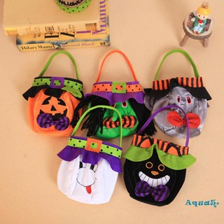 Aqq- ถุงขนม ลายฟักทองน่ารัก พร้อมหูหิ้ว สําหรับเด็ก