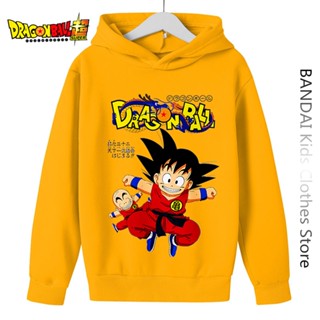 เสื้อกันหนาว มีฮู้ด ลาย Dragon Ball Goku 3d แฟชั่นฤดูใบไม้ร่วง สําหรับเด็กผู้ชาย 2023