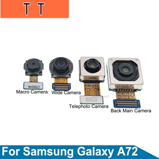 Aocarmo อะไหล่โมดูลเลนส์มุมกว้าง ด้านหลัง แบบเปลี่ยน สําหรับ Samsung Galaxy A72