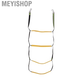 Meyishop 4 Steps Boat Rope Ladder Ladders Foldable Portable Boarding Swim