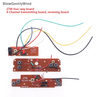 Blowgentlywind บอร์ดโมดูลรับส่งสัญญาณ สี่ช่อง 27 เมตร คุณภาพสูง สําหรับรถบังคับ