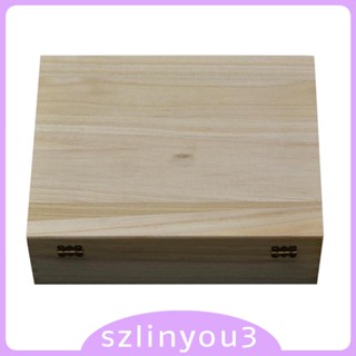 [Szlinyou3] กล่องไม้เก็บเครื่องประดับ ขนาดเล็ก สําหรับบ้านตุ๊กตา 1 ชิ้น