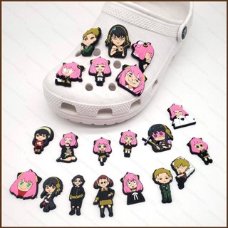 CROCS Ns2 Spy x รองเท้าแตะลําลอง ลายอะนิเมะ Jibbitz น่ารัก สําหรับครอบครัว DIY SN2