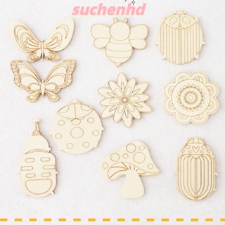 Suchenhd แผ่นไม้ รูปสัตว์ ผึ้ง ดอกไม้ สัตว์ ไม่สําเร็จรูป สําหรับตกแต่งบ้าน ปาร์ตี้ 30 ชิ้น