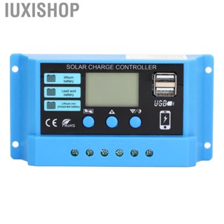 Iuxishop Solar Charge Controller Photovoltaic Dual USB Output PWM Control Accessory Regulator for Charging