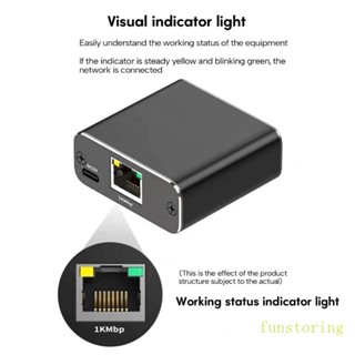 Fun อะแดปเตอร์เชื่อมต่อสายอีเธอร์เน็ต RJ45 RJ45 สําหรับ Cat5 Cat5e Cat6 Cat7