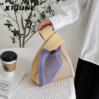 KIQUNE กระเป๋าผ้ากระเป๋าผ้าแคนวาส Tote Bag 2023 NEW GTT2390PQN 37Z230911