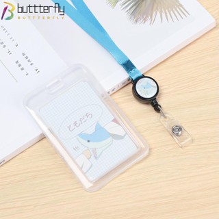 Buttterfly ที่ใส่นามบัตร ลายการ์ตูนน่ารัก พับเก็บได้