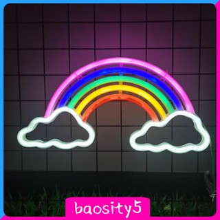 [Baosity5] โคมไฟนีออน ใช้แบตเตอรี่ สําหรับตกแต่งโต๊ะ ของขวัญวันเกิด