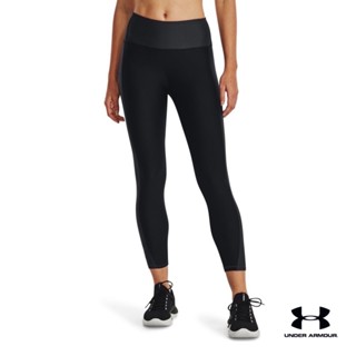 Under Armour UA Womens HeatGear® Waistband Blocked Ankle Leggings อันเดอร์ อาร์เมอร์ กางเกงออกกำลังกาย สำหรับผู้หญิง