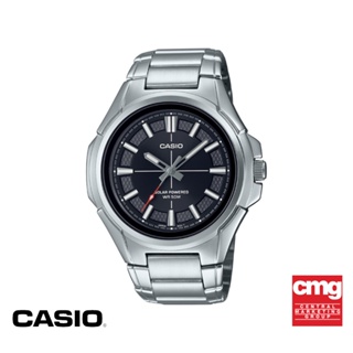 CASIO นาฬิกาข้อมือ CASIO รุ่น MTP-RS100D-1AVDF วัสดุสเตนเลสสตีล สีดำ