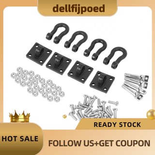 【dellfijpoed】ตะขอลากจูง 4 ชิ้น สําหรับรถบรรทุกบังคับ 1/10 Rock Crawler Axial SCX10 Traxxas TRX4 TAMIYA D110