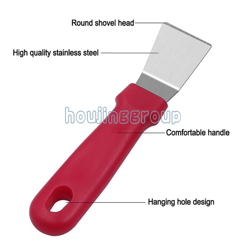 ที่ขูดทําความสะอาดหม้อ ก้นมีด คราบน้ํามัน คราบดํา เครื่องมือทําความสะอาดสิ่งสกปรก พลั่วสเตนเลส ทําความสะอาด ที่ขูดน้ําแข็ง - รูปที่ 5
