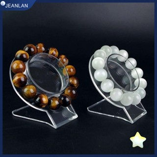 Jeanlan 3 ชิ้น สร้อยข้อมือ ที่ใส่จอแสดงผล ขาตั้ง อะคริลิค กําไลข้อมือ