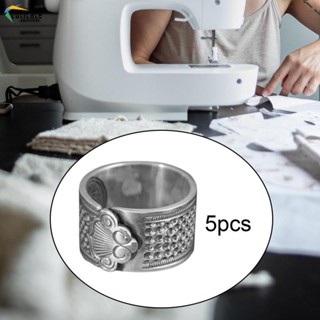 [Szlinyou1] ปลอกนิ้ว อัลลอย ทนทาน สําหรับเย็บผ้า DIY 5 ชิ้น