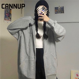 Cannup เสื้อกันหนาว เสื้อฮู้ด Korean casual High-quality ทนทาน WJK2390PMZ37Z230912