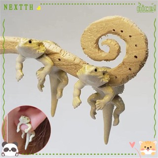 Nextth ต่างหูสตั๊ด จี้การ์ตูนจิ้งจก เครื่องประดับแฟชั่น สร้างสรรค์ ของขวัญ ปาร์ตี้ สําหรับผู้หญิง เด็กผู้หญิง