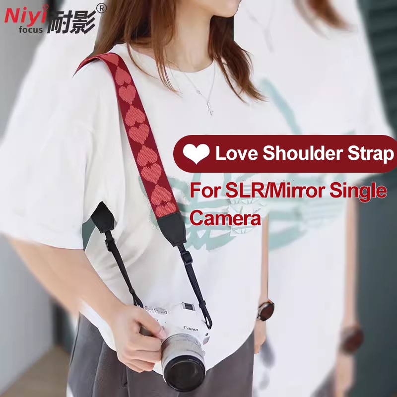 Slr DSLR สายคล้องคอ สะพายไหล่ สําหรับกล้องมิเรอร์เลส Sony Fuji SLR DSLR