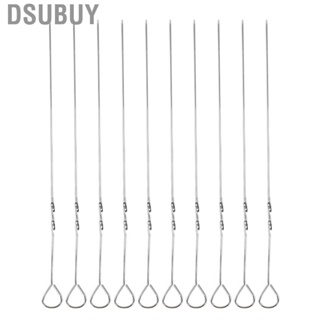 Dsubuy 10pcs Stainless Steel Kebab Sticks For Meat Vegetable Grilling