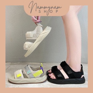 พร้อมส่ง สุดฮิต รองเท้าแตะรัดส้น สไตล์เกาหลี ราคาถูก