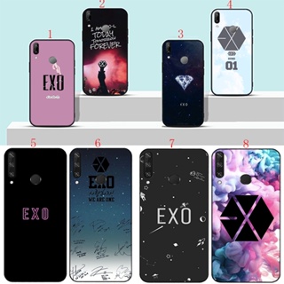 เคสโทรศัพท์มือถือแบบนิ่ม ลายโลโก้ EXO สีดํา สําหรับ Huawei Y8S Y9S Nova 7 SE Nova 2i 2 Lite P20 Lite Psmart Pro 2019 H16