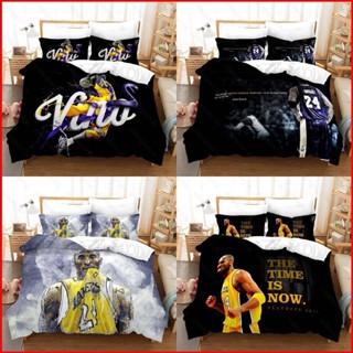 Yb1 Kobe Bryant 3in1 ชุดเครื่องนอน ผ้าปูที่นอน ผ้าห่ม ซักทําความสะอาดได้ สําหรับหอพักนักเรียน BY1